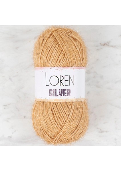 Loren Silver Bej El Örgü Ipi - RS00100 - 34095