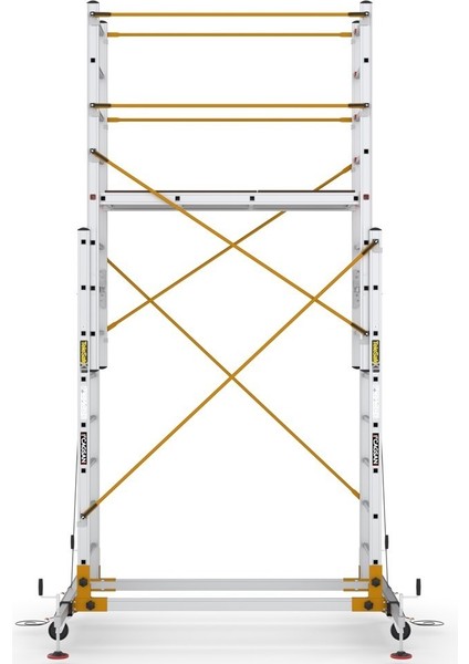 2x8 Basamaklı Telesafe XL_FP - İki Parçalı Alüminyum İskele S004_XL_FP indirimleri