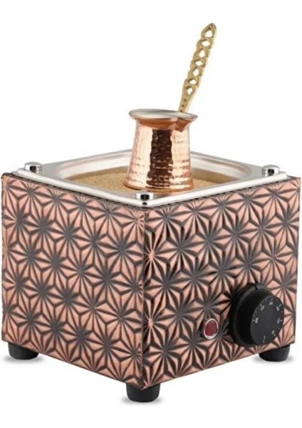 Ev Tipi Kumda Kahve Makinası- Bakır Kumda Kahve Makinesi-Kumda Türk Kahvesi Makinesi