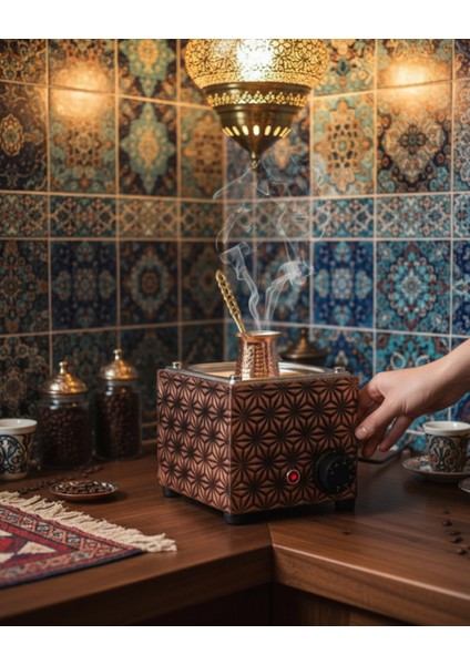 Ev Tipi Kumda Kahve Makinası- Bakır Kumda Kahve Makinesi-Kumda Türk Kahvesi Makinesi modelleri