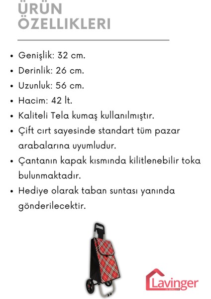 Pazar Arabası Yedek Çantası Taban Suntası Hediye ! fırsatları