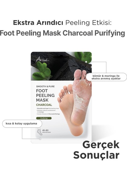 Smooth & Pure Foot Peeling Mask Purifying - Çorap Tipi Derinlemesine Arındırıcı Ayak Peeling Maskesi fırsatları