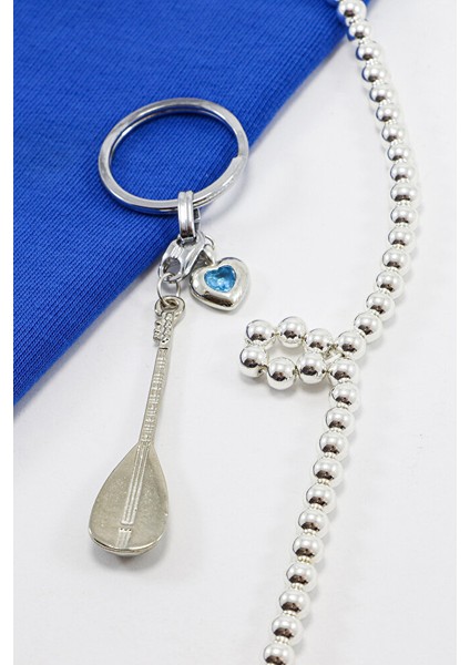 Çerçeveli Nazar Boncuklu Metal Bağlama Anahtarlık, Hediyelik Çanta Süsü modelleri