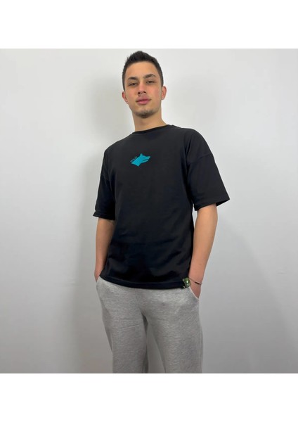 Göktürk Tasarımlı Unisex Oversize Kalın T-Shirt fırsatları