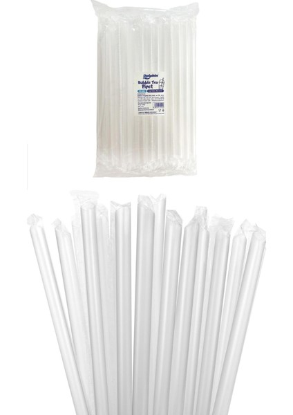 Bubble Tea Pipet 12 mm 22 cm 50'li