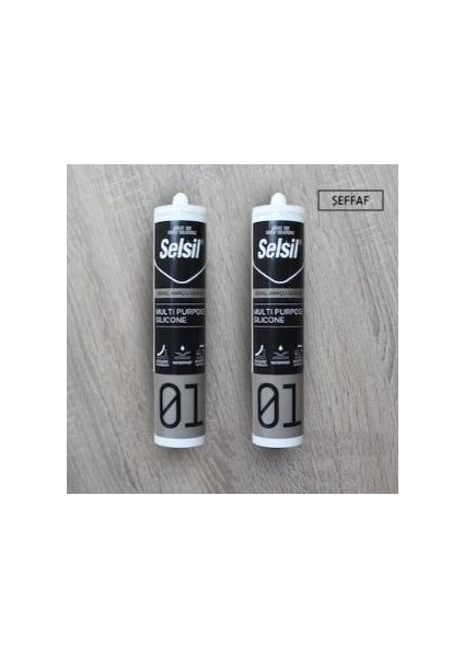 Silikon Şeffaf 280GR 2 Adet