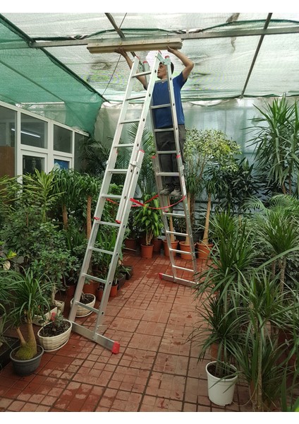 A Tipi Çift Sürgülü Merdiven 5.40 Metre 4X10 Basamaklı (Atcsm.03) fırsatları