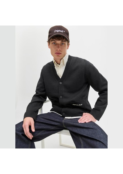 Erkek V Yaka Dügmeli Kazak - Norrebro fırsatları