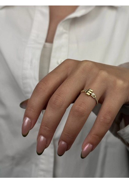 14 Ayar Altın E Harfli Yüzük 791 fiyatları