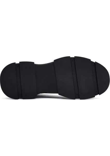 Erkek Siyah Fermuarlı Deri Bot 25WFD605214 indirimleri