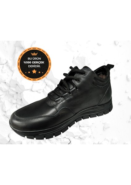 RM-100 Erkek Hakiki Deri Kürklü Ortopedik Kışlık Bot fiyatları