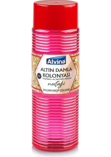 Alvina 60 Derece Altın Damla Kolonyası 400 ml