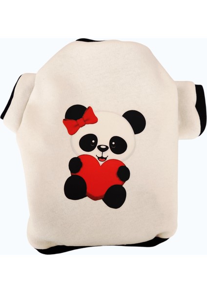 Kedi Köpek Kıyafeti Panda Polarlı Sweatshirt