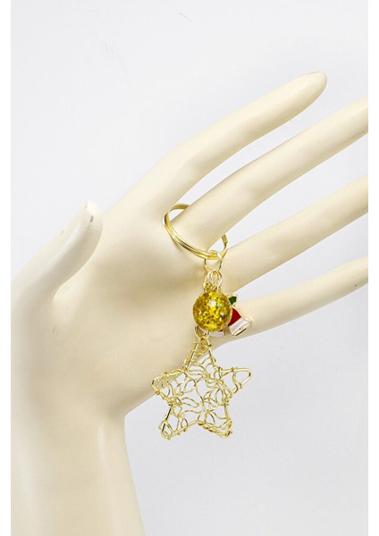 Yılbaşı Temalı Yıldızlı Renkli Anahtarlık, Hediyelik Christmas Çanta Süsü fırsatları