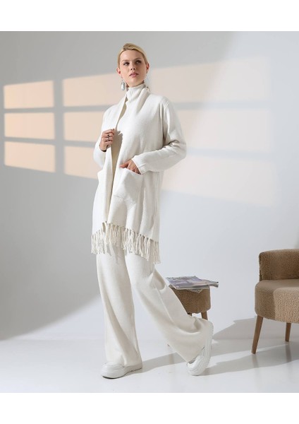 Üçlü Takım Hırka & Pantolon & Bluz Standart Beden modelleri