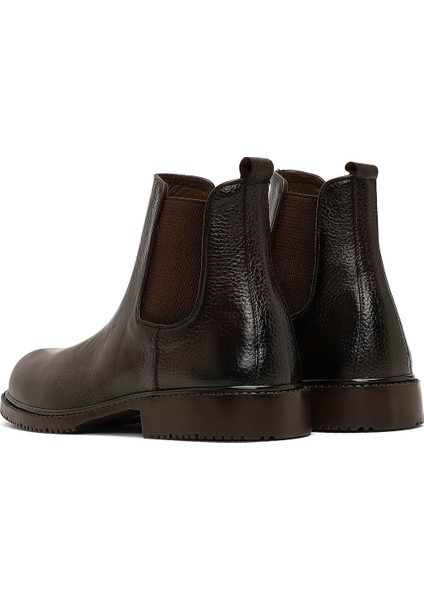 Erkek Kahverengi Deri Chelsea Bot 25WFD6020FT