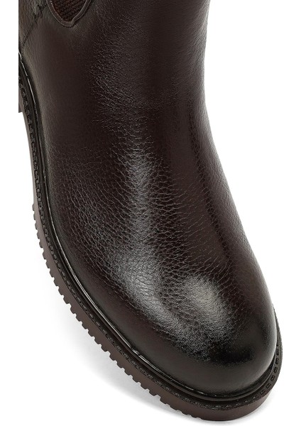 Erkek Kahverengi Deri Chelsea Bot 25WFD6020FT