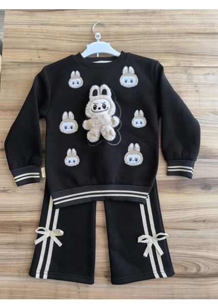 Laura Baby Labubu (Çıkarılabilir) Peluşlu Kız Çocuk Alt Üst Takım