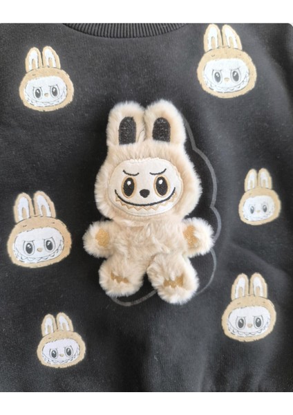 Laura Baby Labubu (Çıkarılabilir) Peluşlu Kız Çocuk Alt Üst Takım