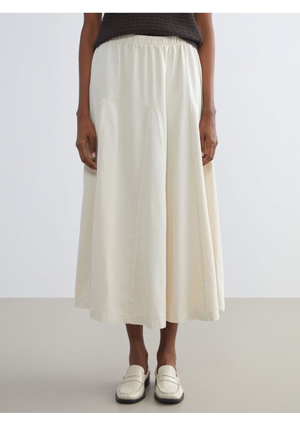 Yeni Sezon Beli Lastikli Kloş Jean Etek fiyatları