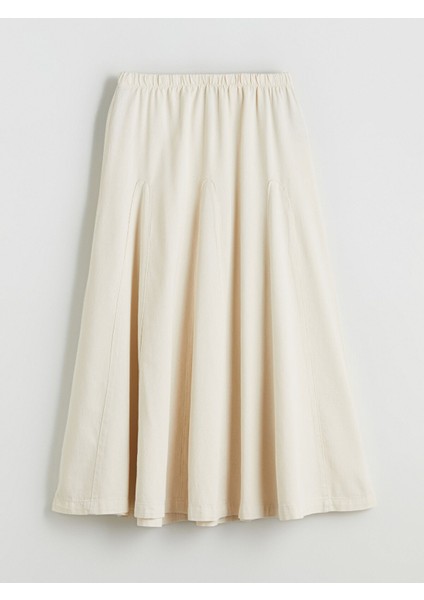 Yeni Sezon Beli Lastikli Kloş Jean Etek indirimleri