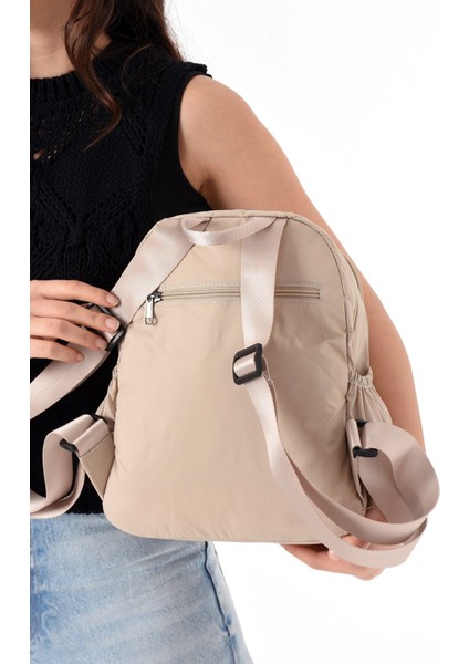 Yumuşak Dokulu Suya Dayanıklı Paraşüt Kumaş Laptop Bölmeli 4 Gözlü Kadın Seyahat Okul Günlük Spor Sırt Çantası fırsatları