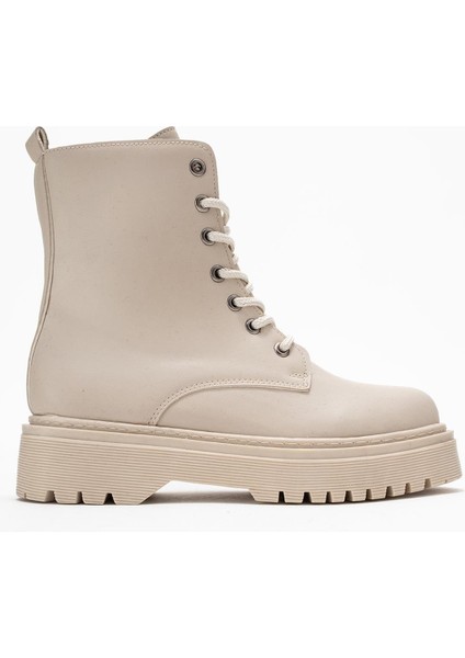 Düz Taban Uzun Kadın Bot Bej Cilt Bej fiyatları