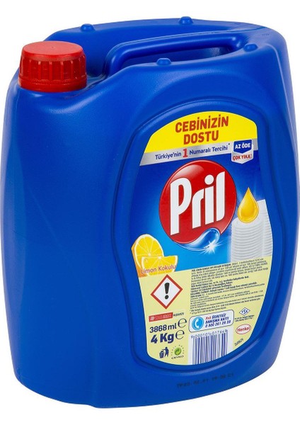 Bulaşık Deterjanı Elde Yıkama 4 Lt
