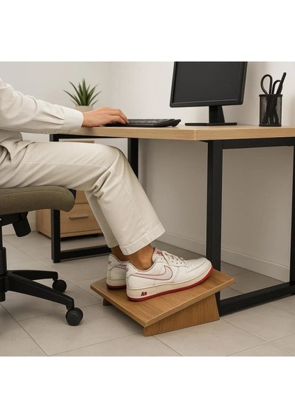 Ergonomik Masa Altı Ayak Koyma Standı Ayak Rampası 15CM Yükseklik