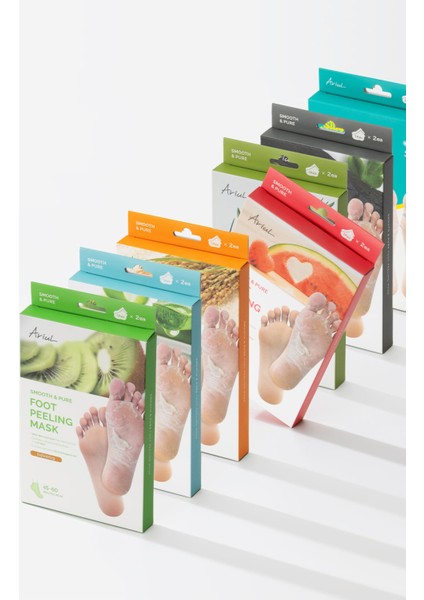 Smooth & Pure Softening Foot Peeling Mask Sheet - Çorap Tipi Deri Yumuşatan Ayak Peeling Maskesi modelleri