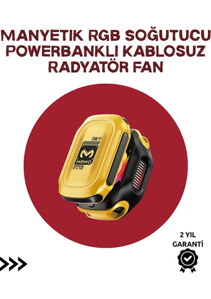 Depomix Akıllı Dijital Kontrollü Soğutucu | Ai & Standart Mod | 7 Kanatlı Fan Tasarımı