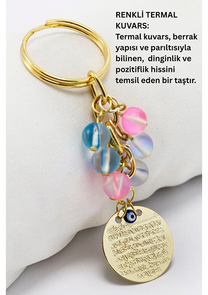 Gold Renkli Metal Ayetel Kürsi, Sıkma Doğal Taşlar: Renkli Termal Kuvars