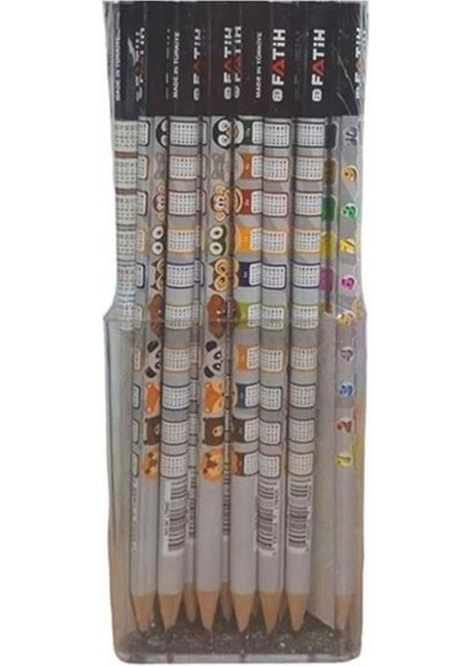 Fatih Kurşun Kalem Çarpım Tablosu - 72'li Paket