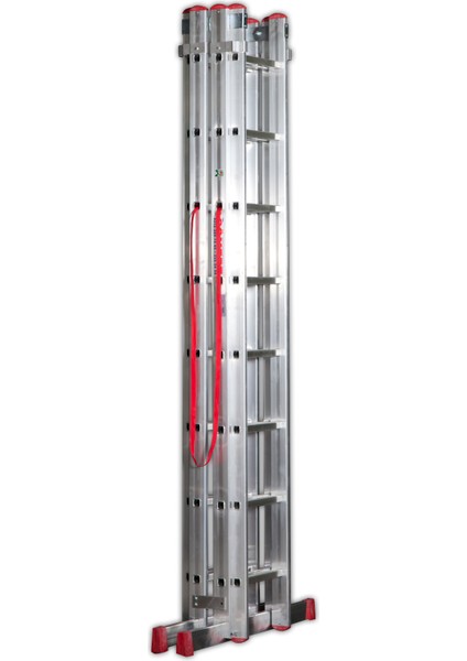CÖMERT A Tipi Çift Sürgülü Merdiven 4.40 Metre 4x8 Basamaklı (ATCSM.02) modelleri