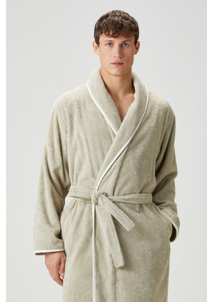 Allesi %100 Pamuk Erkek Bornoz Mint S/m modelleri