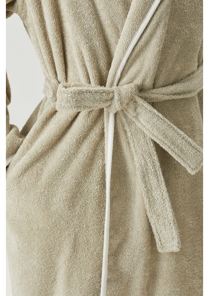 Allesi %100 Pamuk Erkek Bornoz Mint S/m