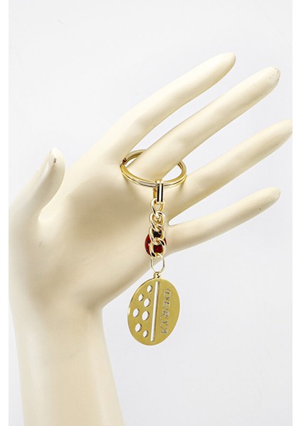 Gold Renkli El Yapımı Cam Uğur Böcekli Kişiselleştirilebilir Anahtarlık, Hediyelik Çanta Süsü fırsatları