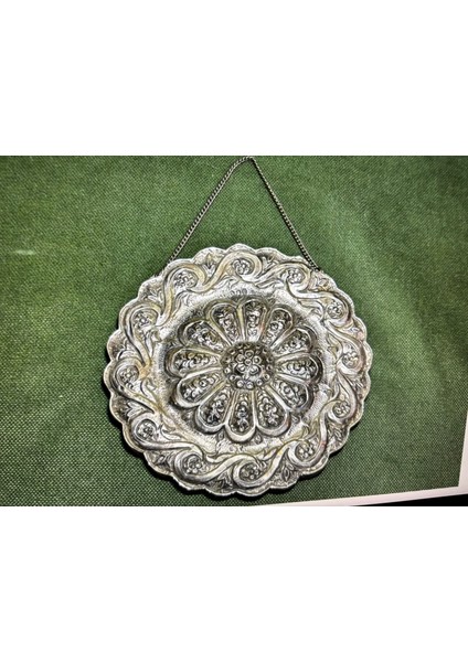 900 Ayar Gümüş Duvar Aynası 12,5 cm Çapında indirimleri