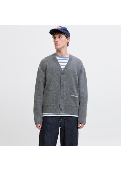 Erkek V Yaka Dügmeli Kazak - Norrebro