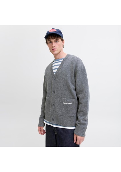 Erkek V Yaka Dügmeli Kazak - Norrebro fırsatları