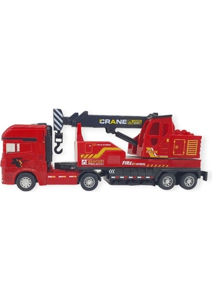 Metal Itfaiye Arabası - Vinç 26CM - 706-43 (Lisinya) fiyatları