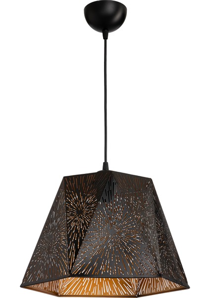 Forest Line Dots Desenli Lazer Kesim Metal Avize Modern Salon Oturma Odası Antre Avizesi modelleri