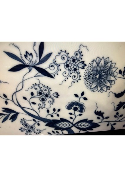 Alman Hutschenreuther Porselen Dekoratif Veya Sunum Tabağı 43 cm 30,5 cm