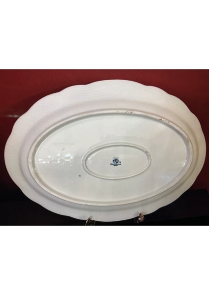 Alman Hutschenreuther Porselen Dekoratif Veya Sunum Tabağı 43 cm 30,5 cm modelleri