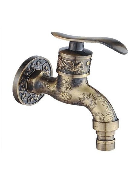 Vintage Fetter Duvara Monte Dekoratif Bahçe Lavabo Bataryası (Yurt Dışından)