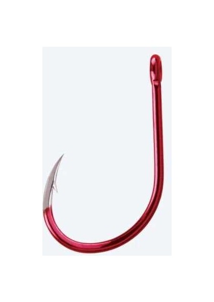 Red Octopus Beak Straight Eye Olta Iğnesi 5/0 indirimleri