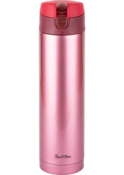 Pembe Paslanmaz Çelik Termos 450ML