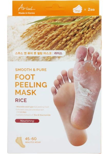 Smooth & Pure Foot Peeling Mask Nourishing - Çorap Tipi Yoğun Besleyici Ayak Peeling Maskesi