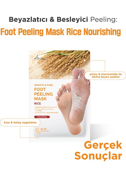 Smooth & Pure Foot Peeling Mask Nourishing - Çorap Tipi Yoğun Besleyici Ayak Peeling Maskesi fiyatları