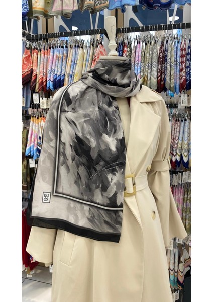 Rüya Bahçesi Desenli Şal Siyah fiyatları